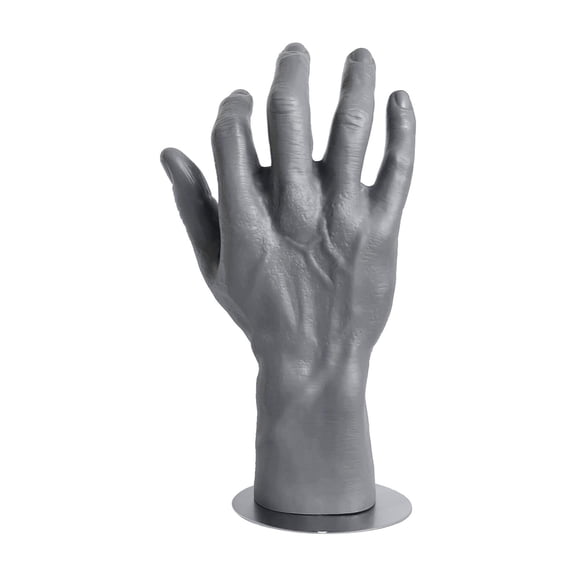 La mano del maniquí realista exhibe de la que Derecho con imán Zulema Manos de maniquí masculino