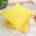 thumbnail image 3 of Unique Bargains 2-Piece Polyester  Corn Striped Cushion Covers Throw Pillow Cover, 3 of 9