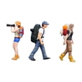 thumbnail image 2 of LeeQinersw 1:64 Miniature Figures Miniature People Figurines Hiking Collectibles Decorative 3pcs, 2 of 9