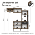thumbnail image 3 of Cocina Integral Completa Modular Madesa Aura 196cm MN 03, 3 of 6