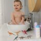 thumbnail image 4 of Juguetes de piscina, Mini dinosaurios, Pack de fiesta, Mini dinosaurios de plástico, Juguetes educativos, Animales dinosaurios, Regalos divertidos para fiestas, Juguetes de muñecos de plástico para ni, 4 of 6