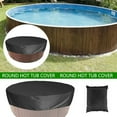 thumbnail image 2 of Couverture de Spa Anti UV Couverture de Piscine Couverture Élastique Pliable Portable Extérieur Résistant à l'Humidité Couverture de Protection de Spa Anti-Poussière, 2 of 9