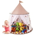 thumbnail image 2 of Suodoka Princess Castle Play House Large Indoor Children Tent For Baby Gift, Portable Kids Activity Center for Girls, Indoor and Outdoor Playhouse (17.32 inches / 44.00 cm), 2 of 9