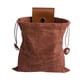 thumbnail image 5 of Bolsa multiusos para recolectar frutas, ideal para viajes. Riñonera con cordón ajustable. marrón, 5 of 8