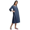 thumbnail image 3 of Moomaya Printed WoMen's Cotton Nursing Nightwear Nightdress For Ladies, 3 of 6