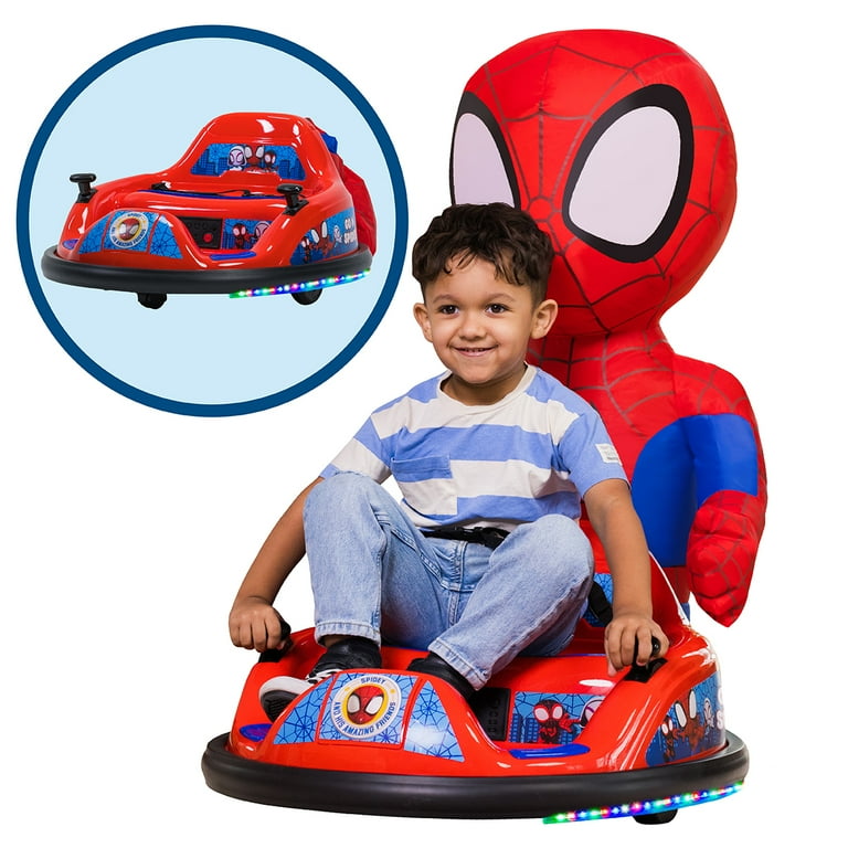 6V Spiderman ImaginAir Rider, Battery Powered Bumper Car Ride-on, by Flybar, 1 Each
