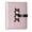 Pink-black Bows 1, variant on DIY Tropic Wing Printed Microfiber Leather Notebook 9.2x6.7" Refillable Binder Journal with Pen Loop&Pockets 100 Sheets