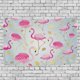 thumbnail image 1 of ABPHQTO Tapiz de flamenco Decoración de pared Sala de estar Dormitorio Tapices DIY 150x225 cm, 1 of 4