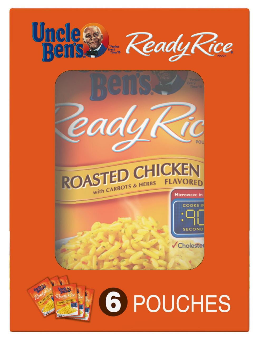Uncle Ben, Roasted Chicken Ready Rice, New Packaged Meals 6 Pk. 8.8 oz