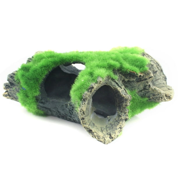 Artificial Tree Stump Roots Moss Aquarium Aquascaping Fish Root