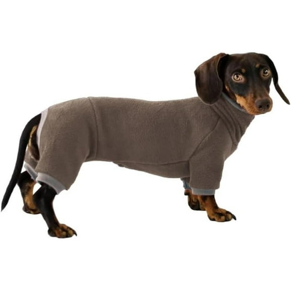 HQREA Dachshund Dog Turtleneck Sweater, Winter Warm Clothes for Dachshunds, Sausage