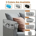 thumbnail image 2 of Hootek Sofa Armrest Organizer with 14 Pockets, Couch Caddy Remote Holder for Recliner, Non-Slip Arm Chair Storage Organizer, Waterproof, Foldable, Fits Most Sofas and Armchairs, Grey, 2 of 7