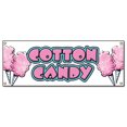 thumbnail image 1 of 72" Cotton Candy Banner Sign Cart Stand Trailer Signs, 1 of 1