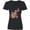 AB-Black, variant on Inktastic Acoustic Guitar with Colorful Flowers Women's V-Neck T-Shirt