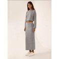 thumbnail image 3 of Low Waist Knitted Bodycon Maxi Skirt, 3 of 6