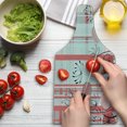 thumbnail image 3 of Floral Cutting Board, Modern Botanical Themed Pastel Pattern with Abstract Herbs, Decorative Tempered Glass Cutting and Serving Board, in 3 Sizes, by Ambesonne, 3 of 5