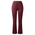 thumbnail image 4 of Outfmvch Sweatpants Women Travel Pants Petite Pants for Women Wide Leg Sweatpants Women Womens Work Pants Linen Pants Baggy Sweatpants Wine Xl, 4 of 7