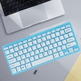 thumbnail image 4 of Teclado con cable de 78 teclas, ideal para regalar, práctico, compacto, moderno, silencioso. azul, 4 of 9