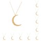 thumbnail image 3 of Sonducket Collar de luna Aleación resistente al desgaste ajustable Collares para mujer Oro Oro 10Conjunto, 3 of 6