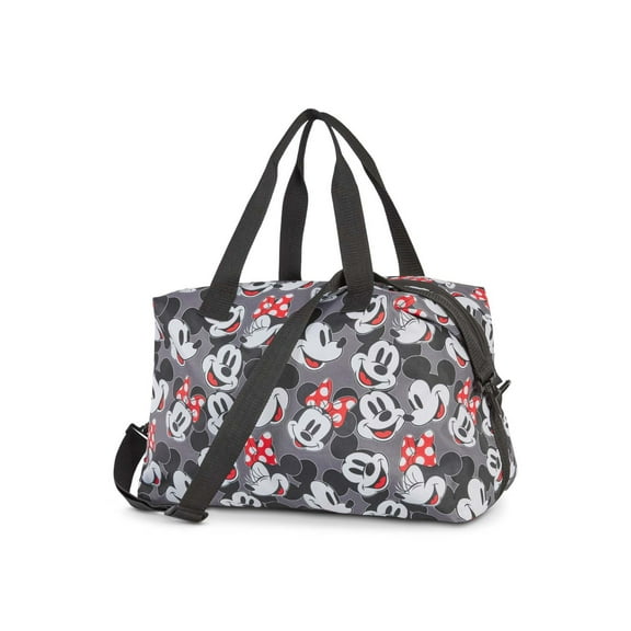 Disney Mickey & Minnie Mouse Duffel Bag Travel Weekender Carry-On Large