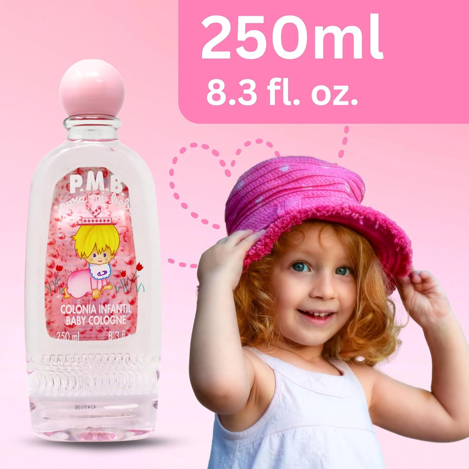Para Mi Bebe Splash Cologne Baby Girls, 8.30 oz, 3 Pack