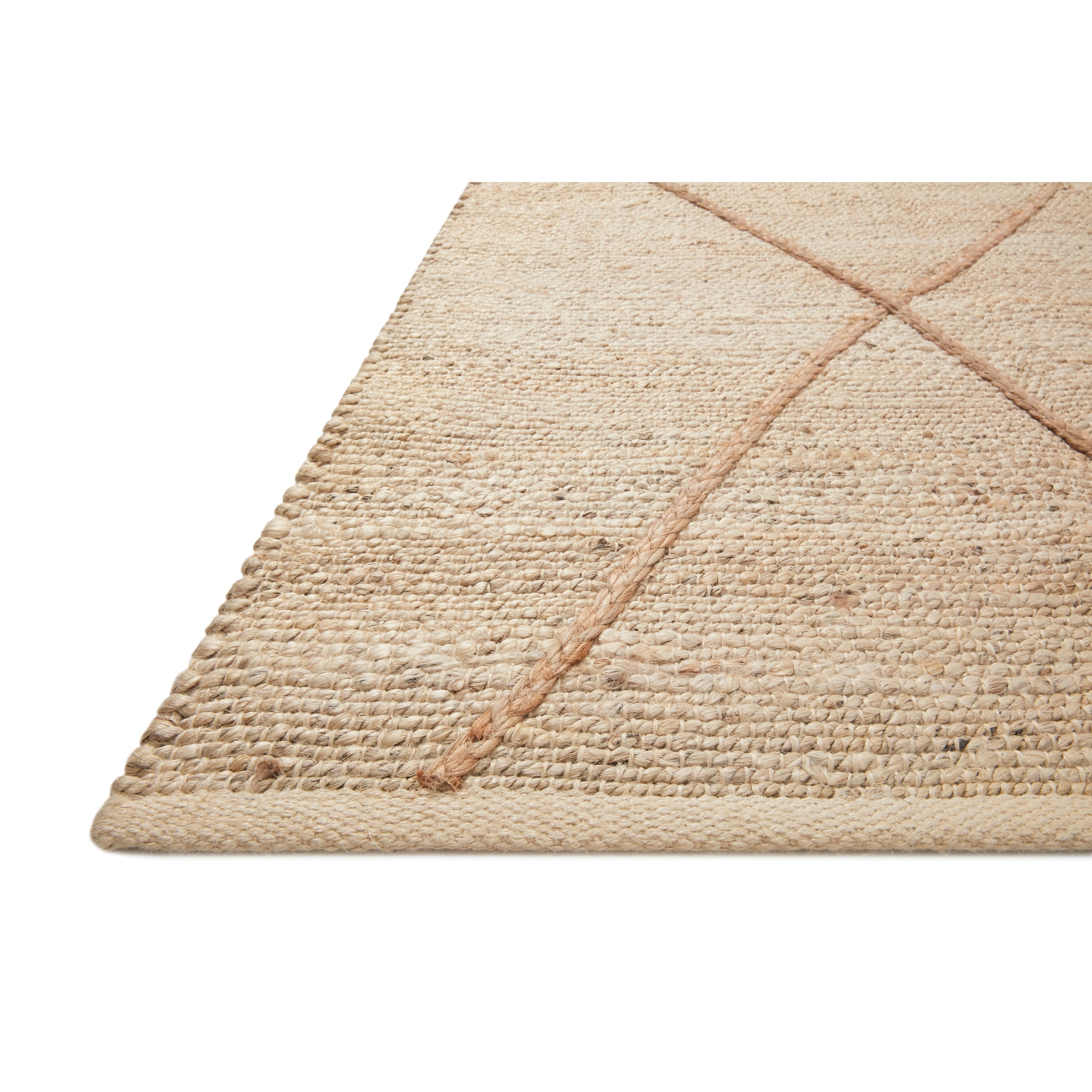 Loloi Eileen Natural / Sunrise 3'-11" x 5'-7" Accent Rug