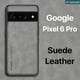 thumbnail image 2 of Funda Cuero Gamuza Para Google Pixel 6 Pro Case Toque Cómodo Anti-huella digital Botones a prueba de golpes Presione fácilmente Proteger la cámara Proteger la pantalla Anti-caída Borde de TPU suave Gao Jiahui unisex, 2 of 2