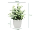 thumbnail image 5 of 1Pack Mini Artificial Plastic Potted Fake Plants for Home Decor, Indoor Small Faux Topiaries for Room, Office Desk, Bathroom Greenery Decoration, Perfect for Home Decorative Gift, 5 of 9