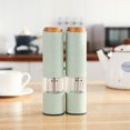 thumbnail image 2 of D-GROEE 2Pcs ZX-D39 Electric Pepper Grinder Automatic Adjustable Coarseness Seasoning Spice Mill with LED for Pepper Salt Cumin, 2 of 5