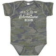 thumbnail image 3 of Inktastic Let the Adventure Begin with Camping Tent and Mountains Boys or Girls Baby Bodysuit, 3 of 5