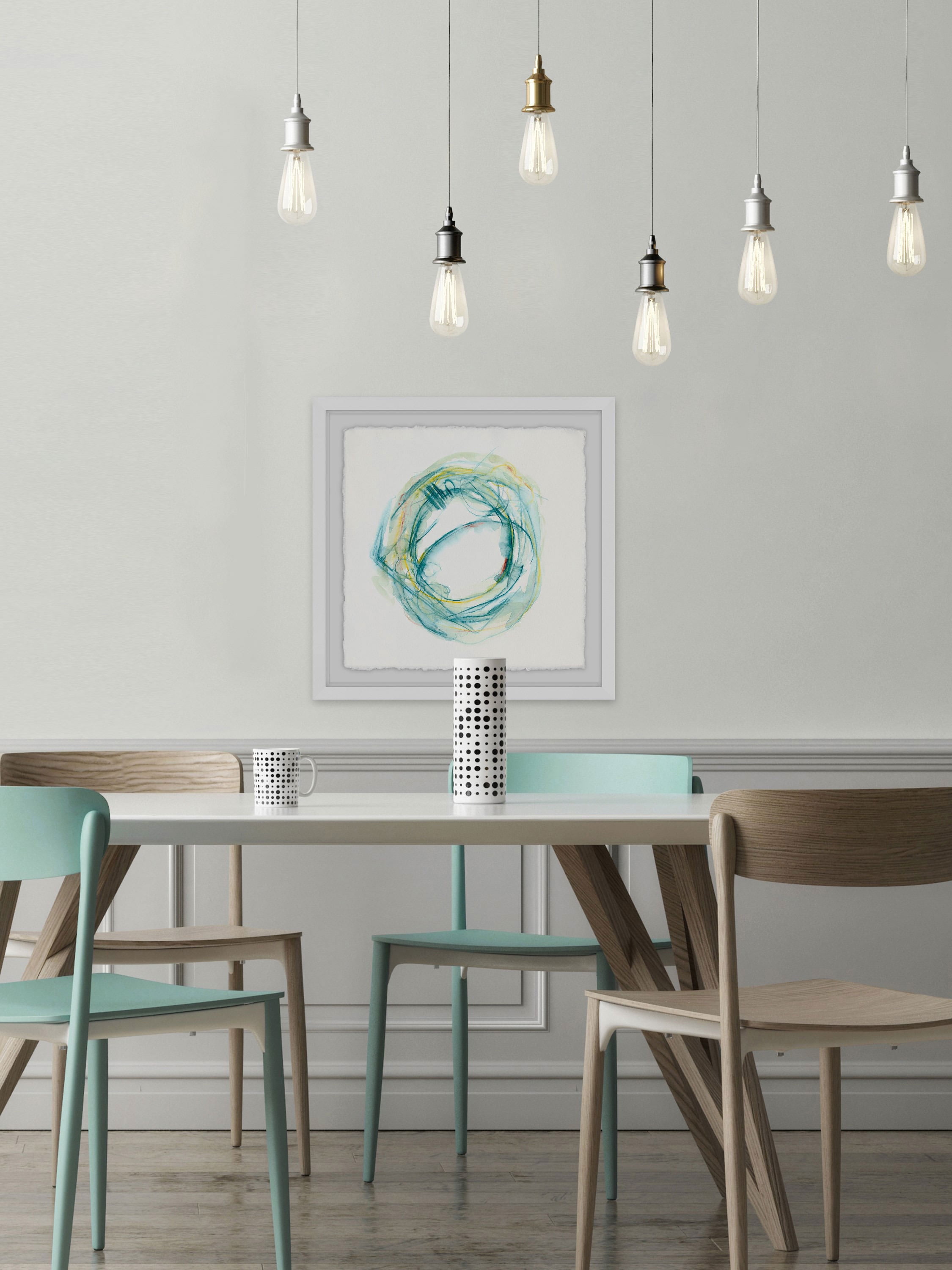 Orbital Path IV Framed Painting Print