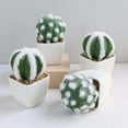 thumbnail image 6 of Mini Artificial Cactus Plants in Pots 1 Pc Potted Faux Succulents in Pots Fake Potted Plants Cactus Decor Small Artificial Plant for Home Decor Indoor Office Desk Tabletop Shelf, 1.97x3.54 Inch, B, 6 of 7