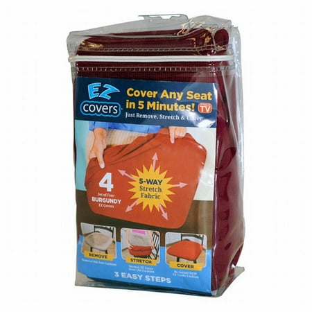 As Seen on TV EZ Seat Cushion Cover, Burgundy