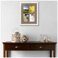 thumbnail image 2 of ArtToFrames Collage Photo Picture Frame with 4 - 4x6" Openings, Framed in White with Sandpiper and Black Mats (CDM-3966-2), 2 of 8