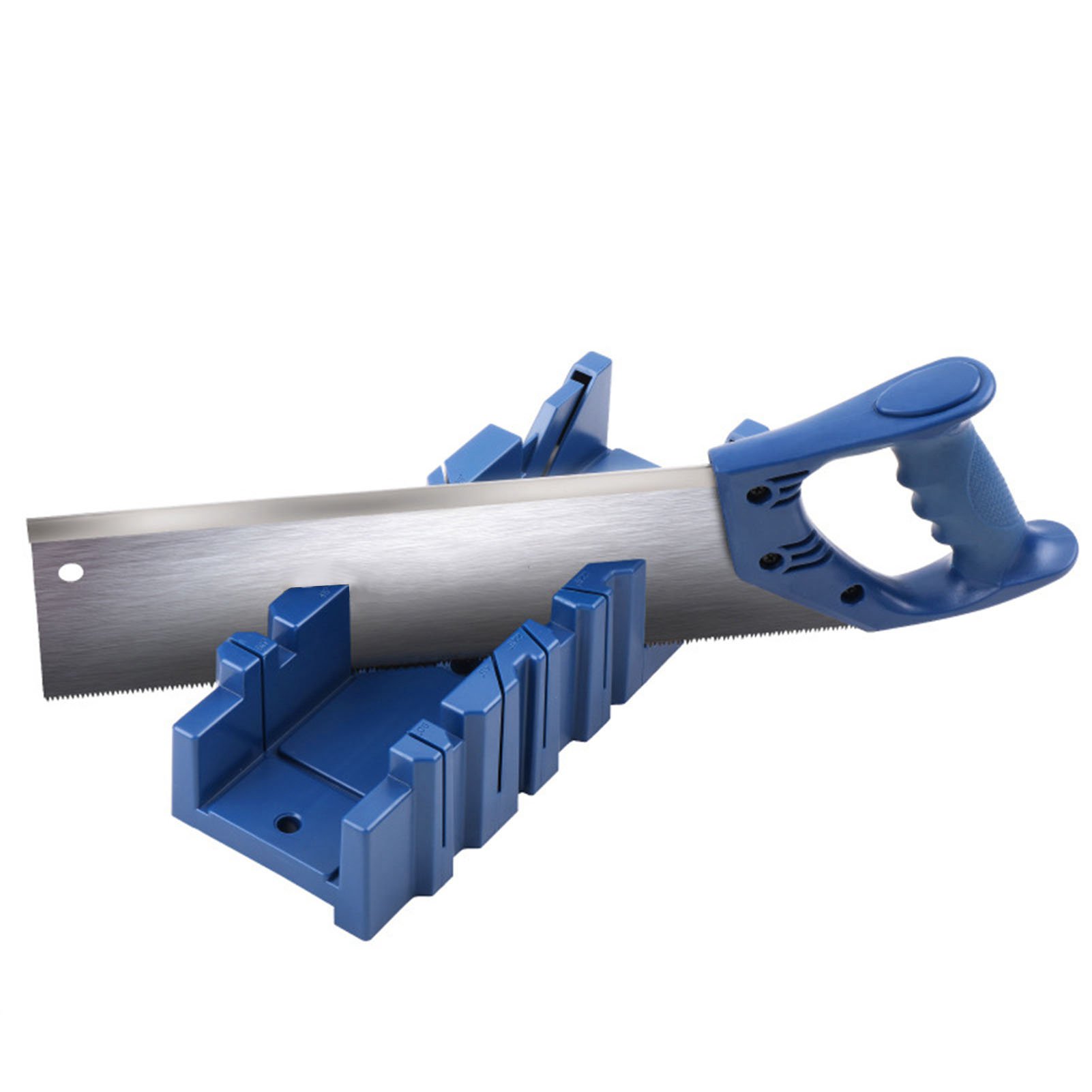 45° Miter Saw with Storage Box Rugged Stable Angle Cutting Hand