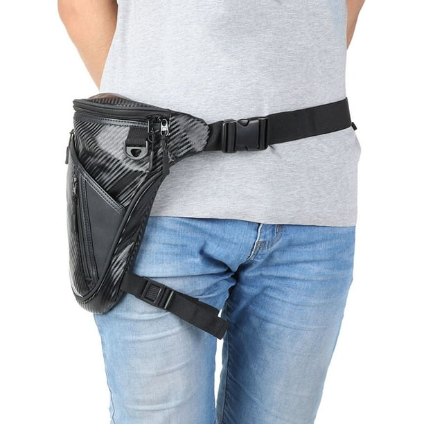 Bolsa para la pierna, bolsa para la pierna de motocicleta de moda para hombres Bolsa para la pierna de motocicleta Bolsa para motocicleta Artesanía superior