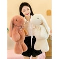 thumbnail image 4 of Biekopu Stuffed Drooping Ears Bunny Cute Plush Animals Toy Soft Throw Pillows for Home Office Ornaments Kids Birthday Gift, 4 of 8