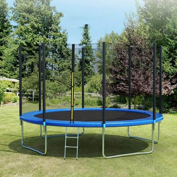 8FT Kids Trampoline Cloth Indoor&Outdoor Small Trampoline Accessory Durable PP Material Ideal Gifts for Entertaining Children&Active(Orange 48)