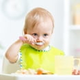 thumbnail image 3 of Utensilios para bebé de autoalimentación, cuchara y tenedor para bebé, juego de utensilios para niños pequeños, cuchara de entrenamiento para aprender a comer, juego de vajilla de alimentos, 3 of 8