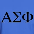 thumbnail image 3 of CafePress - Alpha Sigma Phi Greek Letters Black T Shirt - Men's Classic Graphic Cotton T-Shirt, 3 of 4
