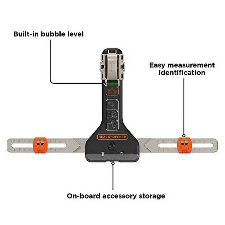 BLACK+DECKER 4V MAX Cordless Screwdriver, Rechargeable with MarkIT Picture Hanging  Kit (BDCS40BI & BDMKIT101C) 