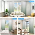 thumbnail image 6 of Nanqianyi Dark Green Damask Blackout Curtains,Grommet Top,Thermal Insulated,Set of 2 Panels,42x63 Inch, 6 of 6