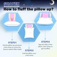 thumbnail image 5 of Extra Firm Pillow Standard Size 26 x 20 inch, Bed Pillow with Adjustable Insert Provides Stronger Support - for Back, Stomach & Side Sleepers,Super Firm, 5 of 8