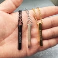 thumbnail image 4 of Collar De Cadena De Metal Grabado Con Nombre De BTS K-POP Moda Oro Plata Negro Colgante Abanico Regalo, 4 of 4