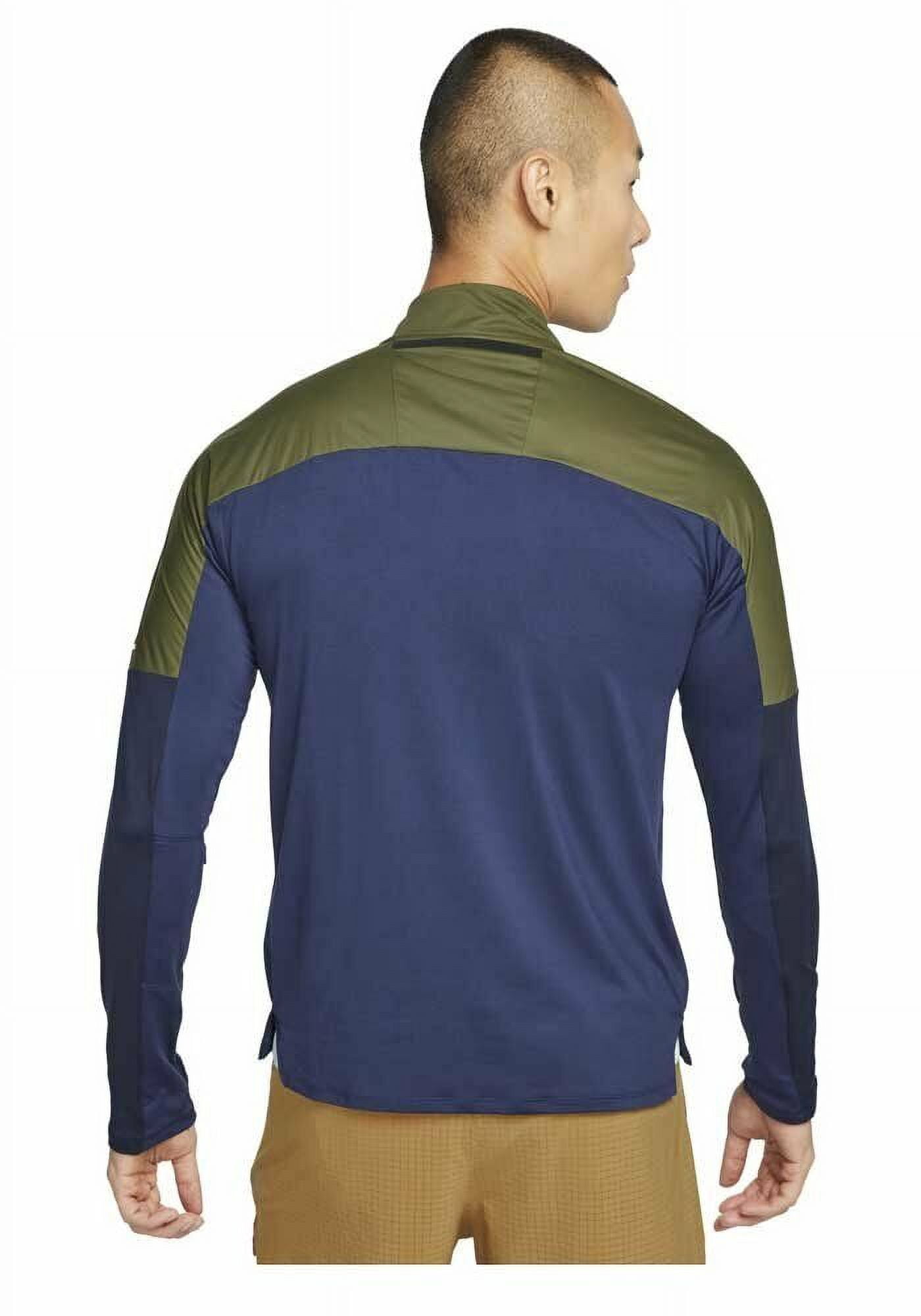 nike men's half zip dri fit running jacket