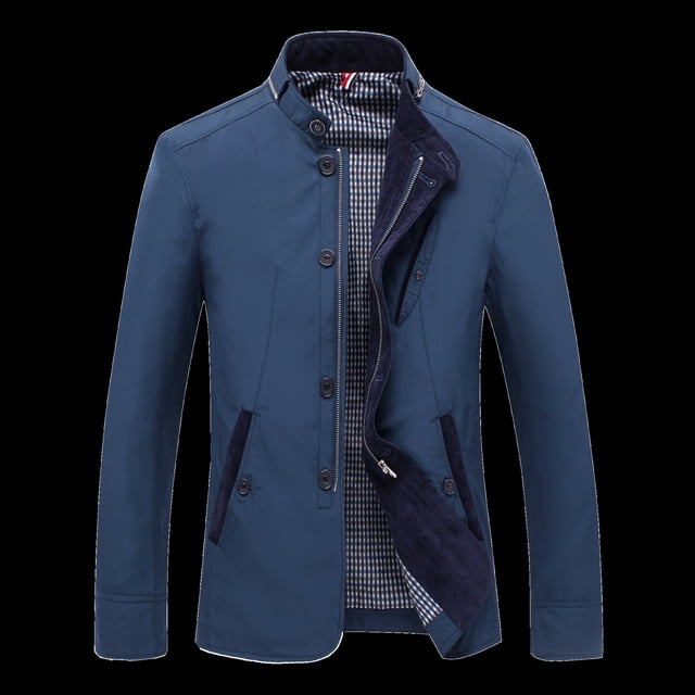Chaqueta de hombre de primavera y otoño Chaqueta de traje de hombre Chaqueta fina de una pieza Entallada