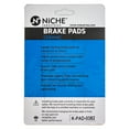 thumbnail image 3 of Niche Brake Pad Kit for Honda ST1300 VTX1800 Victory Vision Front Rear Ceramic MK1014334, 3 of 8