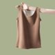 thumbnail image 1 of Ropa interior térmica para mujer, color sólido, cuello redondo, rayas, con base de terciopelo grueso, cubrecopas, pijama de poliéster para mujer, 1 of 6