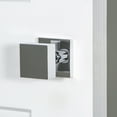 thumbnail image 6 of Viaggio 624813 Quadrato Solid Brass Non-Turning One-Sided Dummy Door Knob - Black, 6 of 7