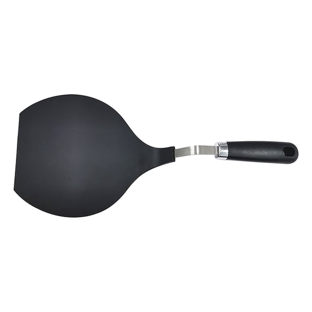 Pala para pizza grande de nylon, de acero inoxidable con mango plegable, para hornos de pizza de interior/exterior